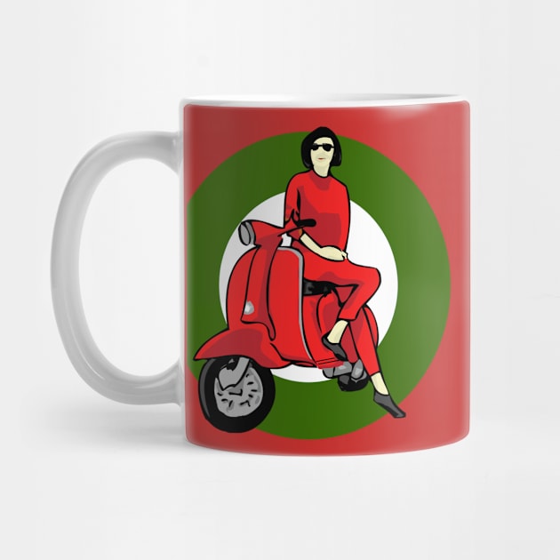 Scooter Girl Italiano by GBCDesign